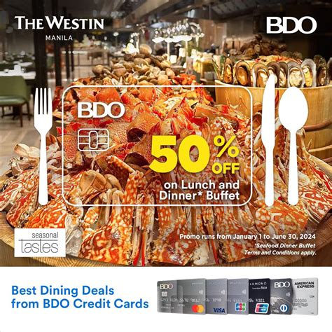 bdo credit card promo restaurant philippines|Get a 2+1 free lunch or dinner buffet at Cafe 1228 with BDO Visa .